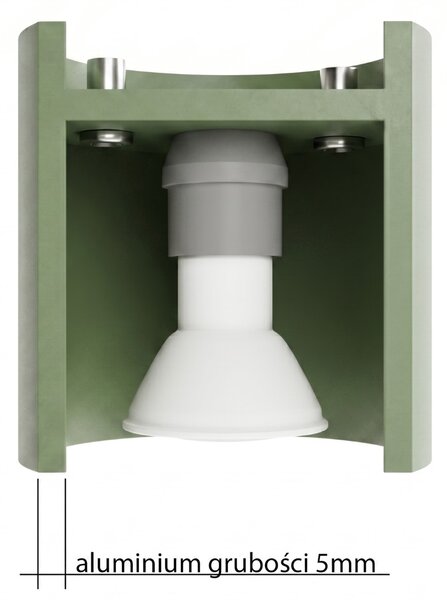 Sollux Lighting Stropní svítidlo ORBIS 2 olivově zelené