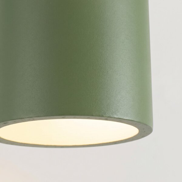 Sollux Lighting Nástěnné svítidlo ORBIS 1 olivově zelené