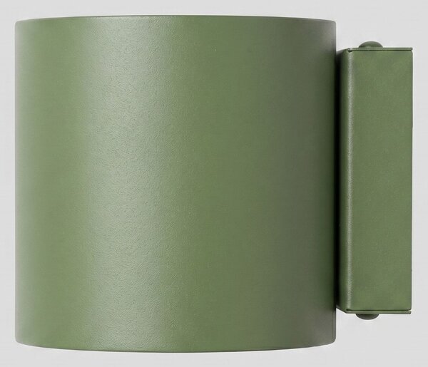 Sollux Lighting Nástěnné svítidlo ORBIS 1 olivově zelené