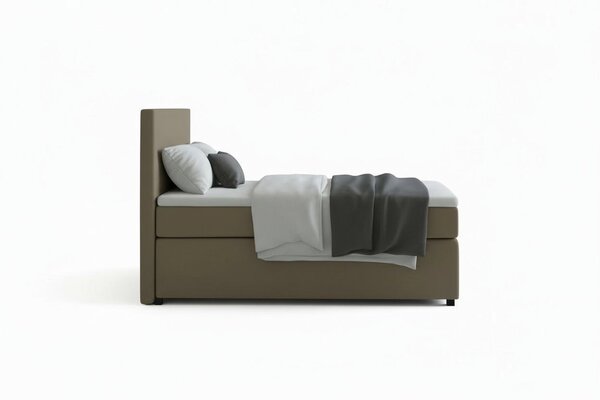 POSTEL BOXSPRING, 90/200 cm, pískové barvy MID.YOU - Jednolůžkové postele, Online Only