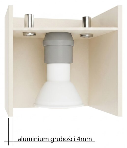 Sollux Lighting Stropní svítidlo QUAD 1 béžové