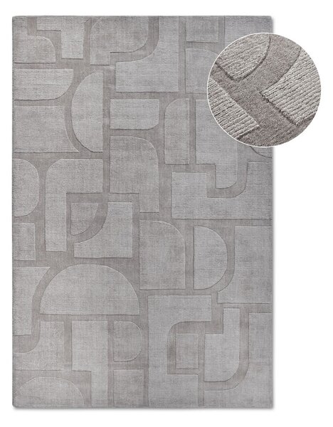 Šedý ručně tkaný vlněný koberec 80x150 cm Alexis – Villeroy&Boch