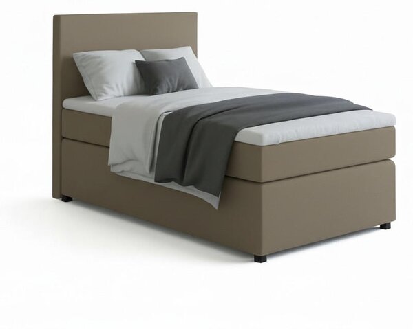 POSTEL BOXSPRING, 90/200 cm, pískové barvy MID.YOU - Jednolůžkové postele, Online Only