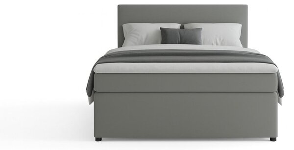POSTEL BOXSPRING, 140/200 cm, šedá MID.YOU - Jednolůžkové postele, Online Only
