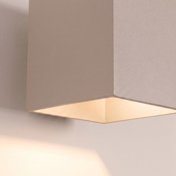 Sollux Lighting Nástěnné svítidlo QUAD 1 taupe