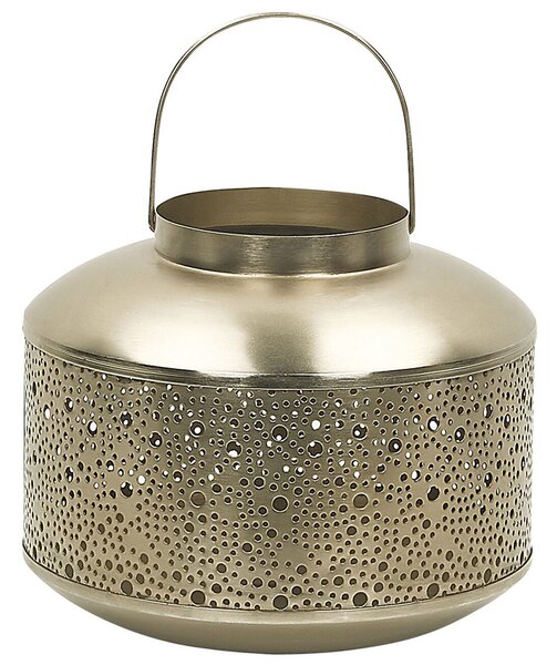 Lucerna CORFU Kov 22 cm Zlatá