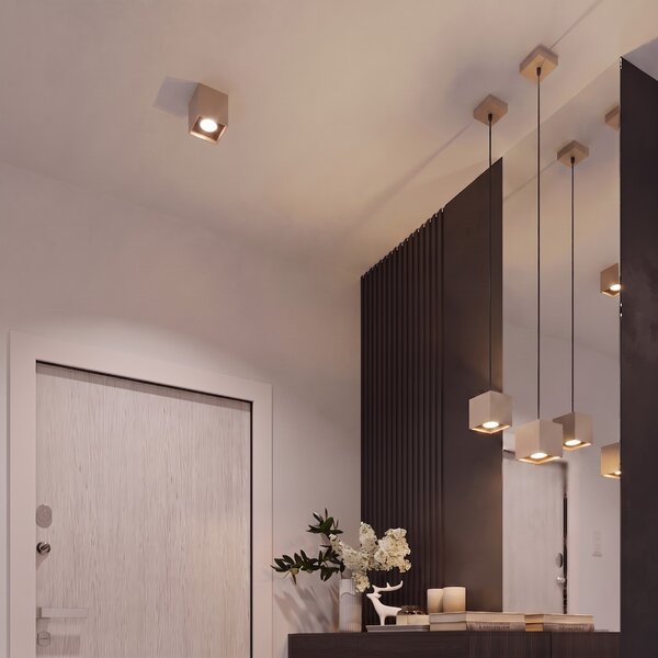 Sollux Lighting Nástěnné svítidlo QUAD 1 taupe