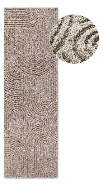 Béžový běhoun 80x240 cm Chappe Beige – Elle Decoration