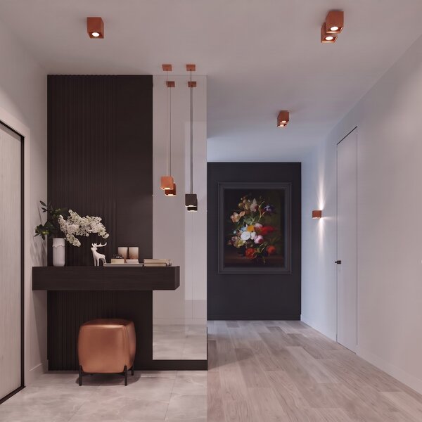 Sollux Lighting Nástěnné svítidlo QUAD 1 okrově červené