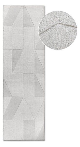Krémový ručně tkaný vlněný běhoun 80x250 cm Ursule – Villeroy&Boch