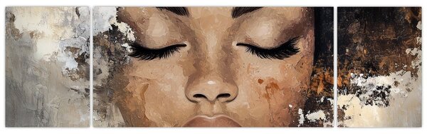 Obraz - Portrét ženy (170x50 cm)