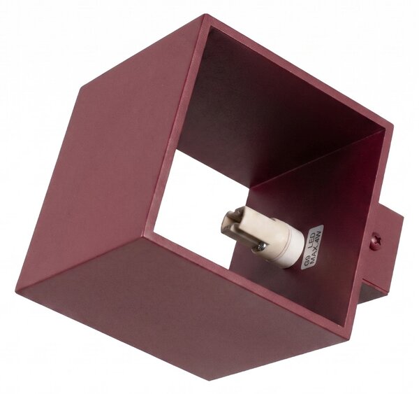 Sollux Lighting Nástěnné svítidlo QUAD 1 bordó