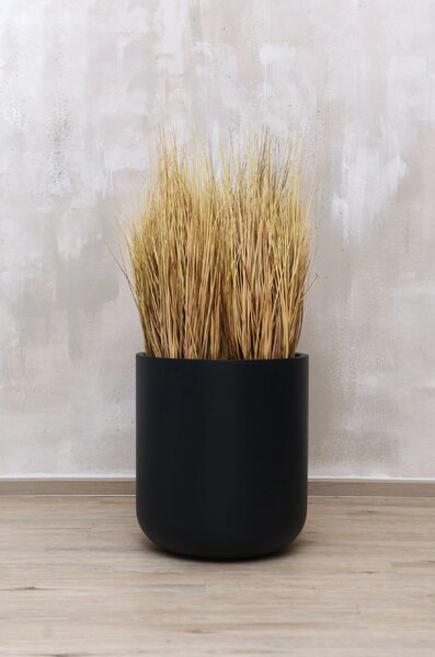 Květináč CHICO, sklolaminát, průměr 45 cm, antracit