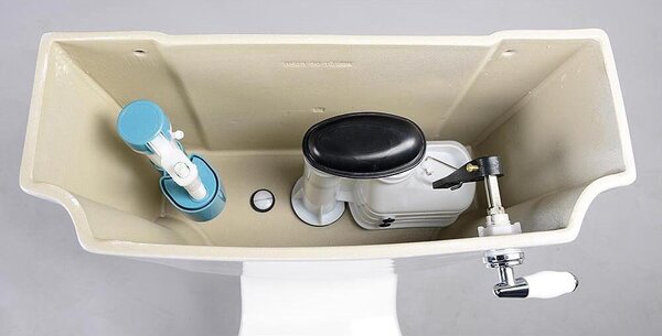 ANTIK retro kombinace WC + WC sedátko, bílá