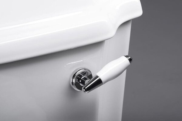 ANTIK retro kombinace WC + WC sedátko, bílá