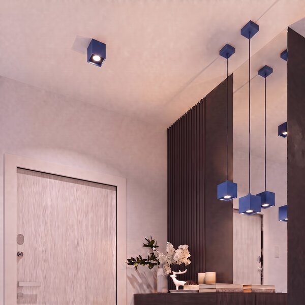 Sollux Lighting Nástěnné svítidlo QUAD 1 ultramarín