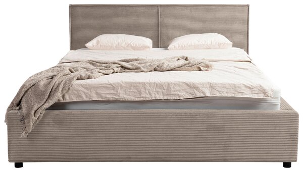 ČALOUNĚNÁ POSTEL, 140/200 cm, světle hnědá P & B - Postele s úložným prostorem, Online Only
