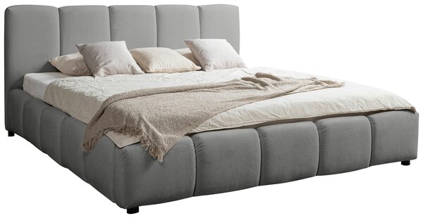ČALOUNĚNÁ POSTEL, 180/200 cm, šedá MID.YOU - Postele s úložným prostorem, Online Only