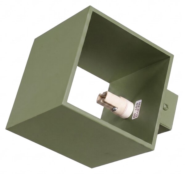 Sollux Lighting Nástěnné svítidlo QUAD 1 olivově zelené