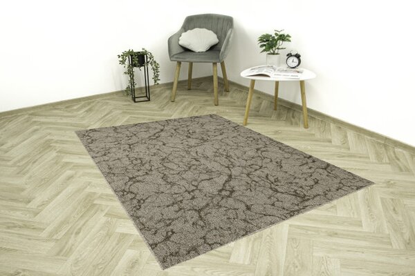 Koberec Marble 90 mramor, hnědý / béžový