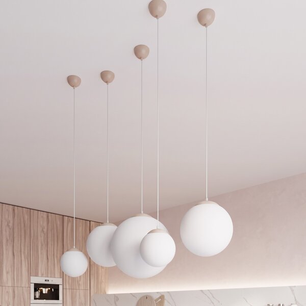 Sollux Lighting Závěsné svítidlo UGO 20 taupe