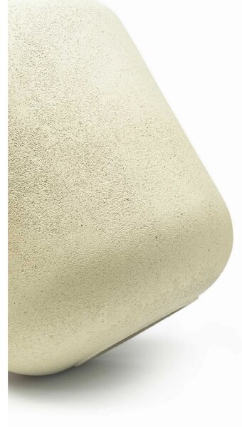 Kulatý květináč CHICO, sklolaminát, průměr 40 x výška 40 cm, krémový