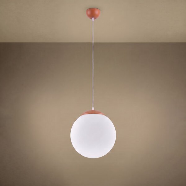Sollux Lighting Závěsné svítidlo UGO 30 okrově červené
