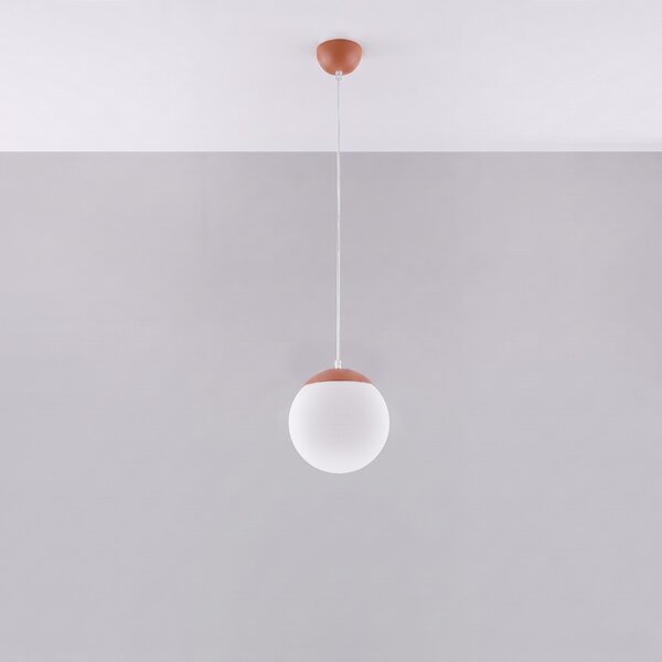 Sollux Lighting Závěsné svítidlo UGO 20 okrově červené