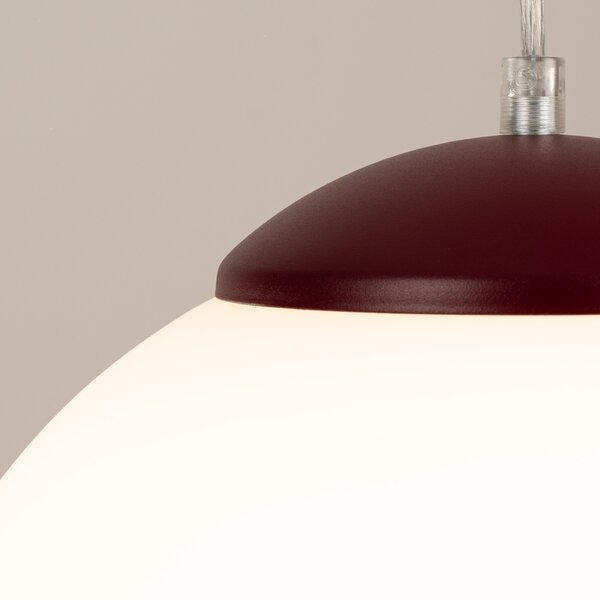 Sollux Lighting Závěsné svítidlo UGO 20 bordó
