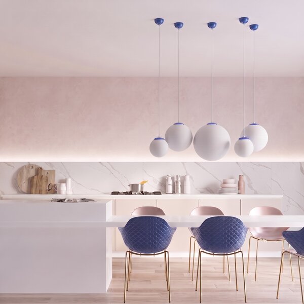 Sollux Lighting Závěsné svítidlo UGO 20 ultramarín