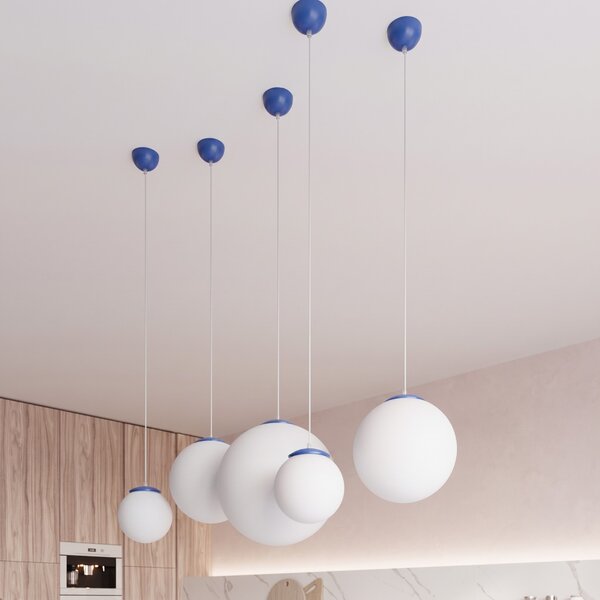 Sollux Lighting Závěsné svítidlo UGO 20 ultramarín