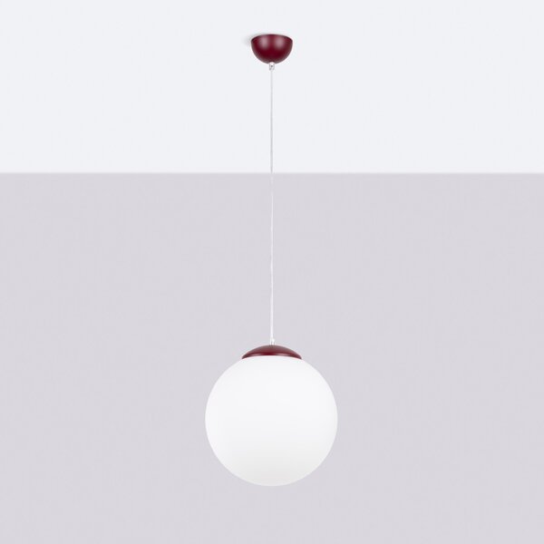 Sollux Lighting Závěsné svítidlo UGO 30 bordó
