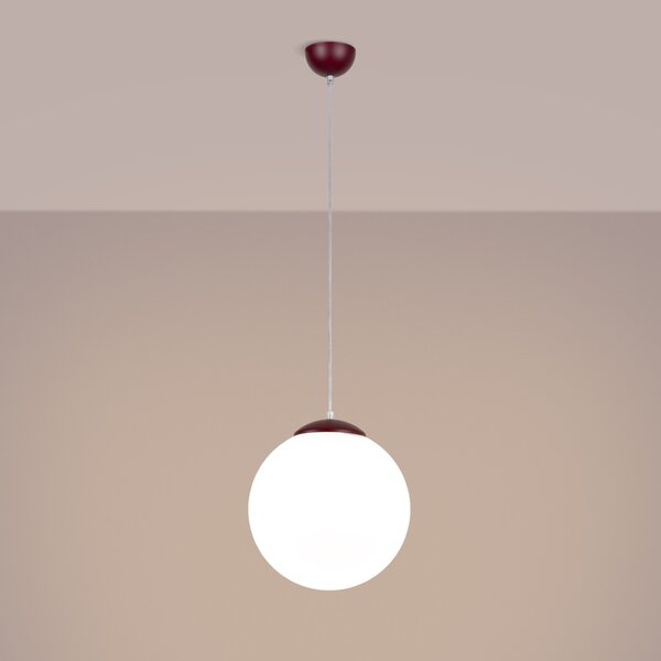 Sollux Lighting Závěsné svítidlo UGO 30 bordó