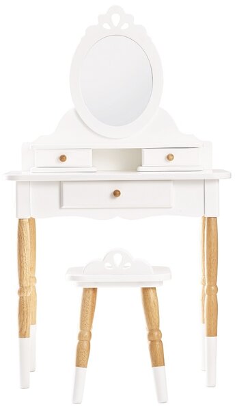 Le Toy Van Vanity Table, Židle, Bílá, Dřevo, Obdélníkový tvar, Dřevo, 50 kg, Vnitřní