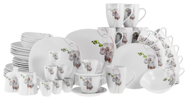 KOMBINOVANÁ SOUPRAVA, 62dílné, kamenina Creatable - Online Only nádobí, Online Only