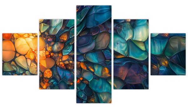 Obraz - Skleněná mozaika (125x70 cm)