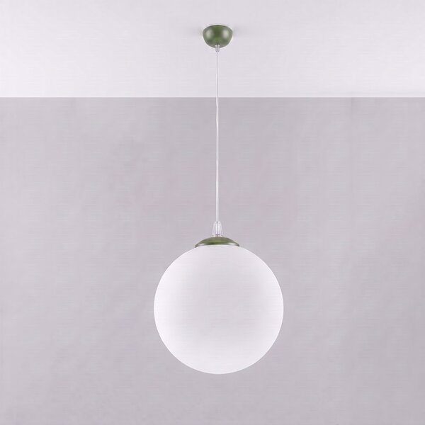 Sollux Lighting Závěsné svítidlo UGO 30 olivově zelené