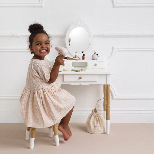 Le Toy Van Vanity Table, Židle, Bílá, Dřevo, Obdélníkový tvar, Dřevo, 50 kg, Vnitřní