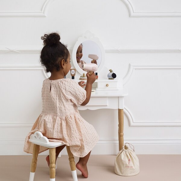 Le Toy Van Vanity Table, Židle, Bílá, Dřevo, Obdélníkový tvar, Dřevo, 50 kg, Vnitřní