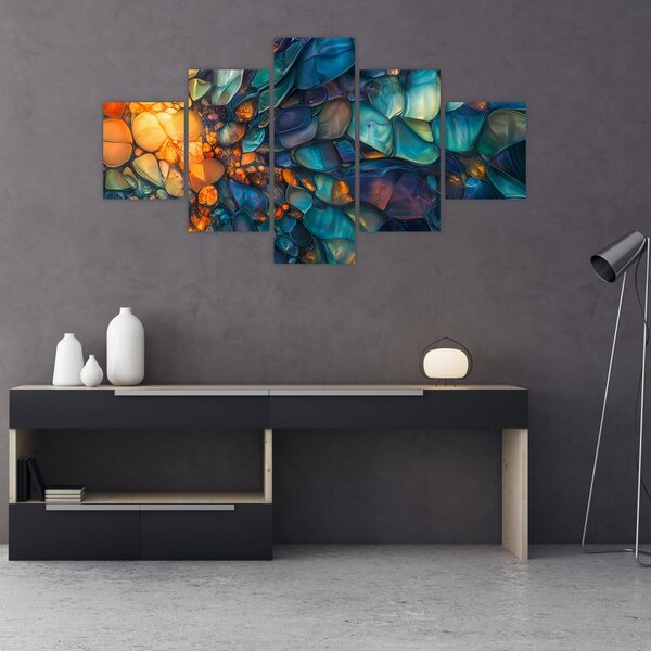 Obraz - Skleněná mozaika (125x70 cm)