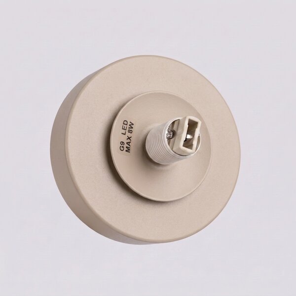 Sollux Lighting Nástěnné svítidlo YOLI 1 taupe s vypínačem
