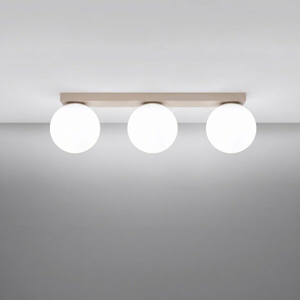Sollux Lighting Stropní svítidlo YOLI 3 taupe