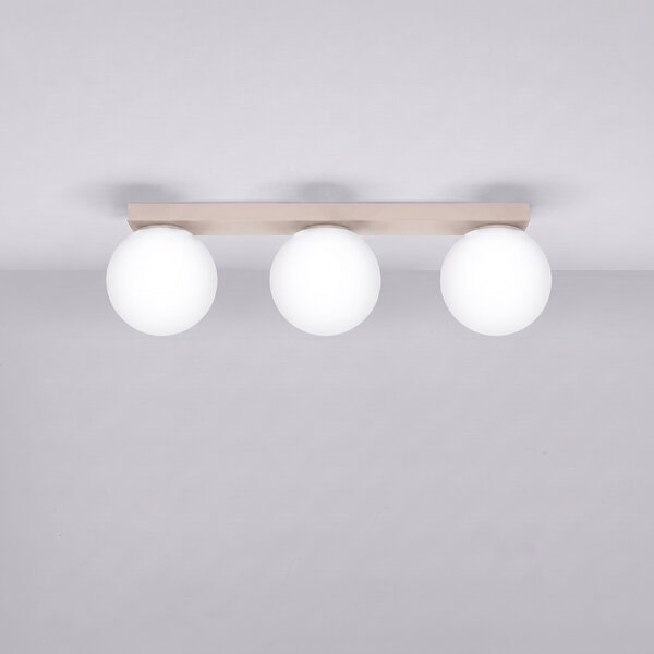 Sollux Lighting Stropní svítidlo YOLI 3 taupe