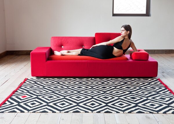 Nanimarquina Koberec Mélange Pattern 1, 100% afgánská vlna Rozměr: 170x240 cm