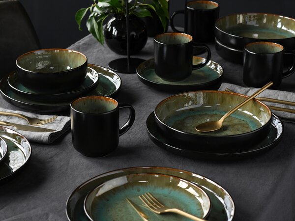 KOMBINOVANÁ SOUPRAVA, 16dílné, kamenina Creatable - Online Only nádobí, Online Only