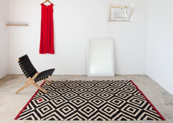 Nanimarquina Koberec Mélange Pattern 1, 100% afgánská vlna Rozměr: 170x240 cm