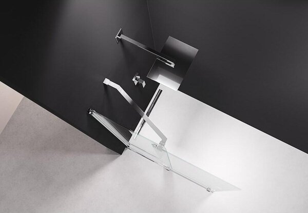 Polysan Modular Shower - Sprchová zástěna posuvná 1600 mm, s pojezdy, čiré sklo MS5-160