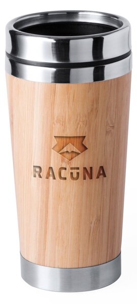 Dvoustěnný termohrnek z bambusu - 450 ml - Racuna