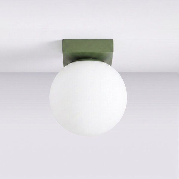 Sollux Lighting Stropní svítidlo YOLI 1 olivově zelené