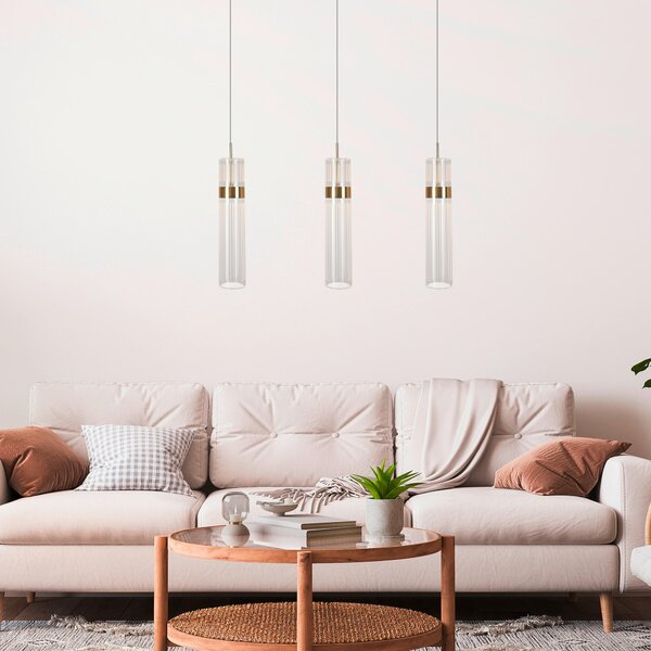 ZÁVĚSNÉ LED SVÍTIDLO, 120/60/6 cm - Online Only svítidla, Online Only